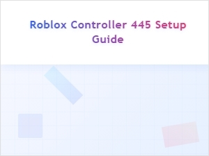 How to Setup Your Roblox Controller 445